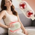 Masajeador abdominal inteligente con masaje de amasamiento humano en 360°, temperatura constante, luz roja y calor, ajuste de intensidad en 3 etapas para relajación profunda y bienestar doméstico
