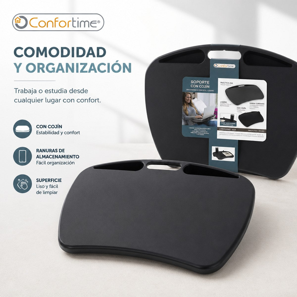 Soporte ergonómico para portátil Confortime