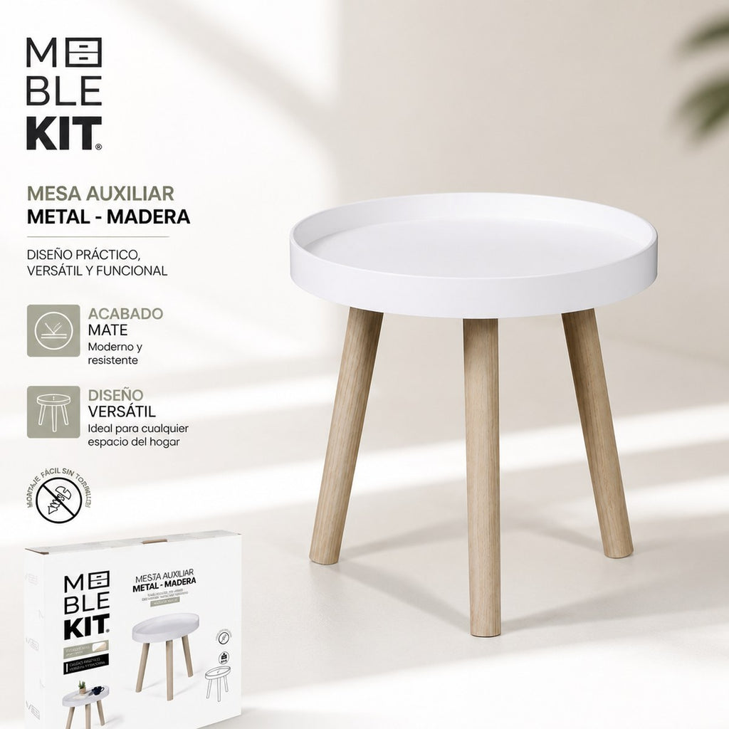 Mesa auxiliar redonda Meble Kit