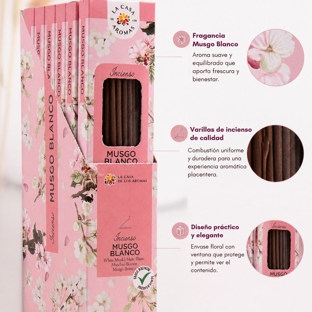 White Moss Incense La Casa de los Aromas