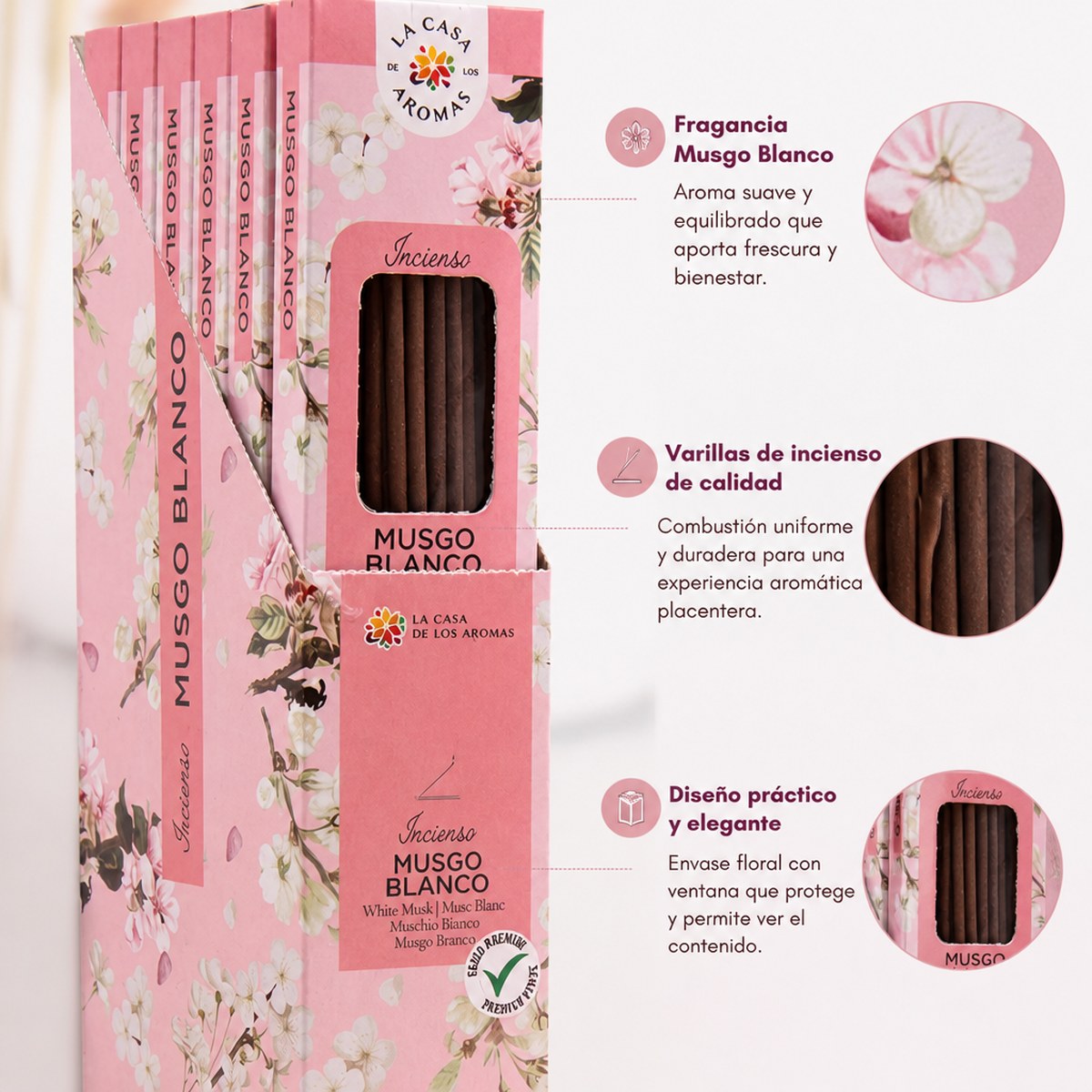 White Moss Incense La Casa de los Aromas
