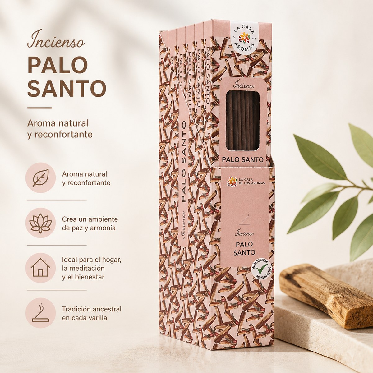 Incienso de Palo Santo La Casa de los Aromas