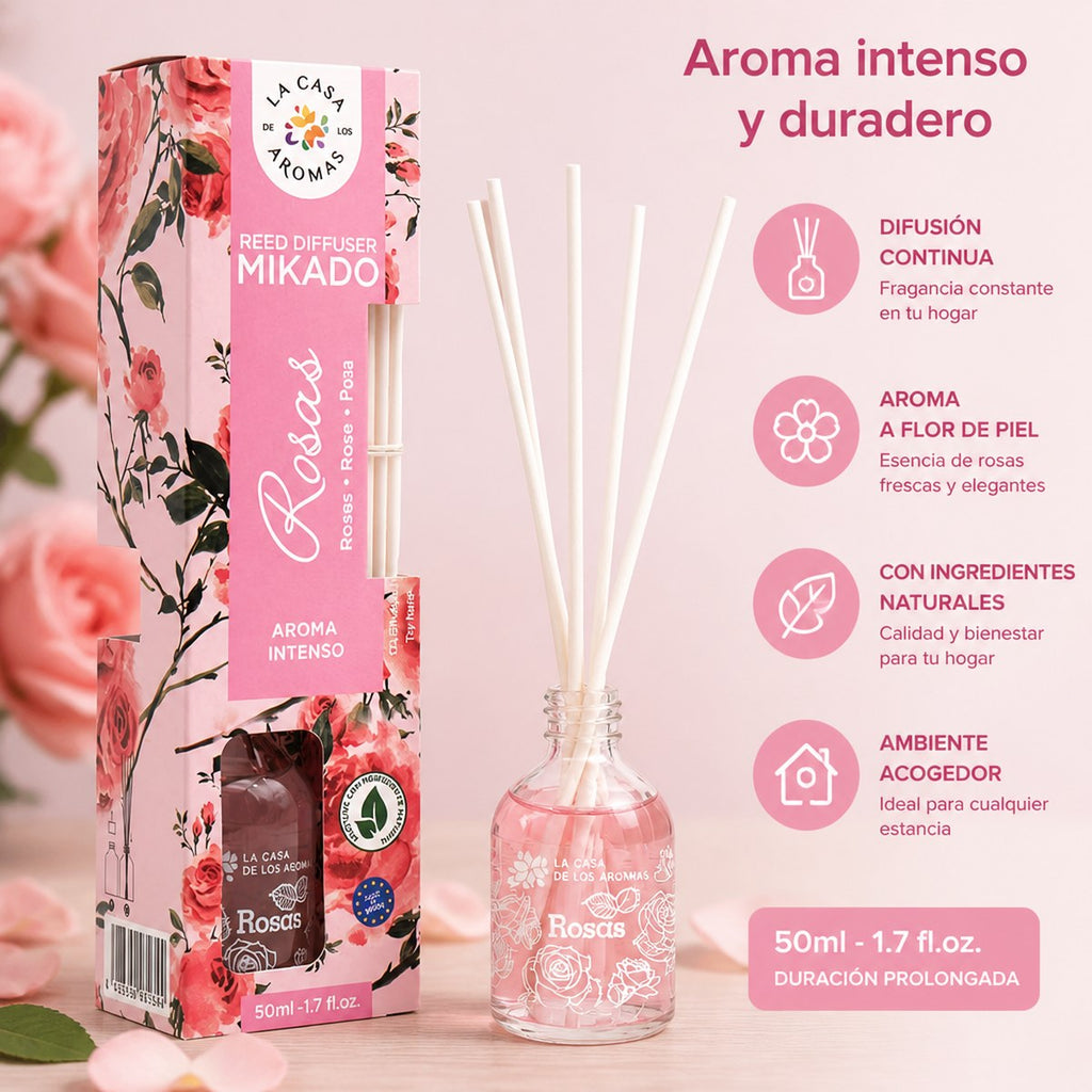 Difusor de Aromas de Rosas La Casa de los Aromas