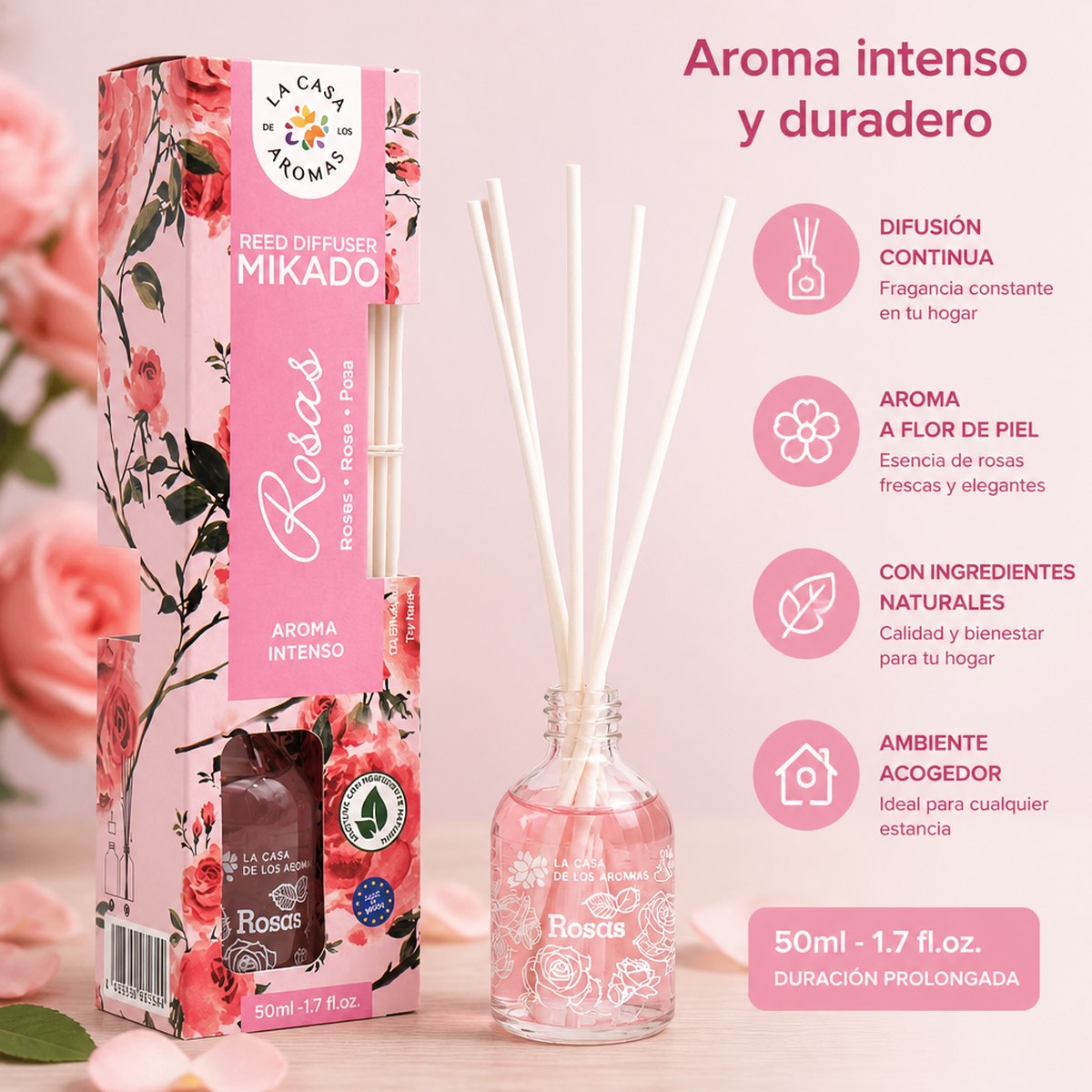 Difusor de Aromas de Rosas La Casa de los Aromas