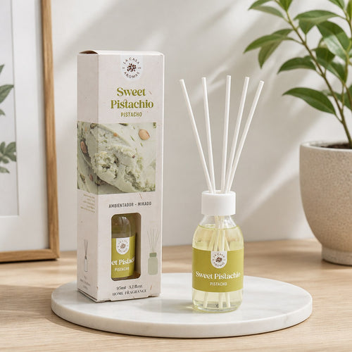 Ambientador Mikado Sweet Pistachio La Casa de los Aromas | 95 ml | Aroma Dulce Pistacho | Hogar