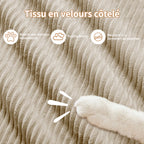 Sofá angular de 4 plazas con relleno de 32D de alta elasticidad, sofá sin armazón, antiresbaladante, con chaiselongue, reposabrazos extra anchos, combinable libremente, sin montaje para oficina, salón y cine en casa, color beige