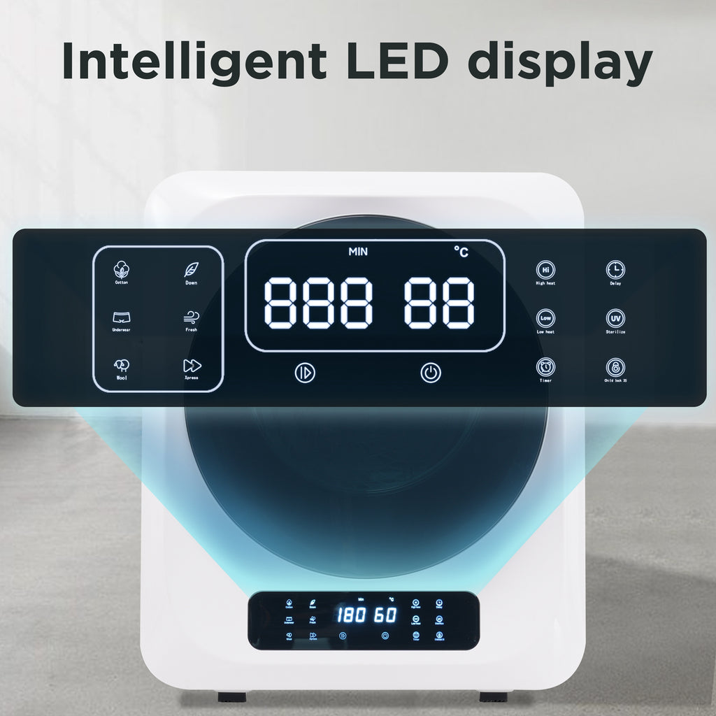 Deshumidificador de Edelstahl, 3 kg, hasta 4 kg en realidad, 850 W, Filtrado múltiple, 6 Programas, 6 Funciones. Protección contra sobrecalentamiento, Montaje en pared [Clase de energía G]