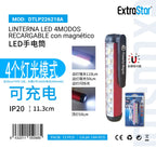 ExtroStar Rechargeable Magnetic LED Flashlight, 4 Modes product images and lifestyle scenes