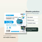 Linterna LED portátil solar ExtroStar