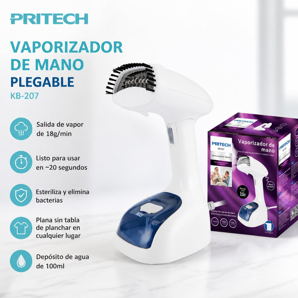 Pritech KB-207 Foldable Handheld Steamer