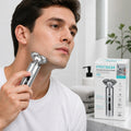 Pritech RSM-2574 Washable Electric Shaver | 3 Floating Heads | Digital Display | Aluminum