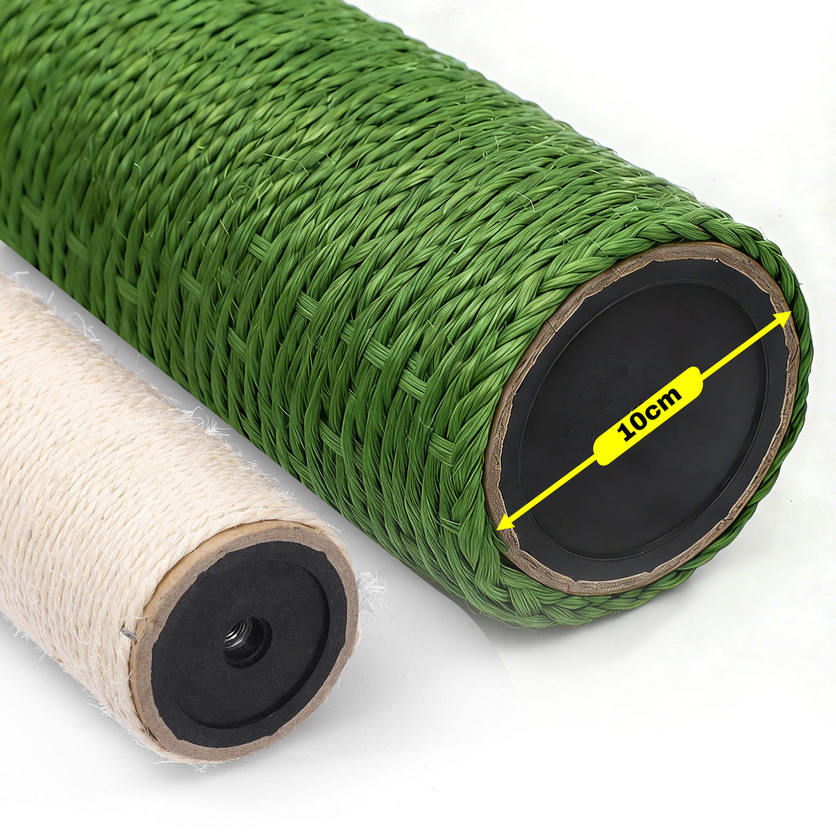 Arbol de gatos en forma de cactus – Arbol de gatos de 90 cm con tallos de sisal engrosados y protección anti-inclinación, arbol de gatos de diseño verde, columna de gatos, arbol de gatos para gatos, arbol de gatos para el hogar, arbol de gatos pequeño
