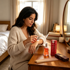Home Fragrance Set - Red Berries Mikado + Zen Incense + Intense Peach Eau de Parfum