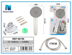 Nueva Idea Shower Head Kit with Hose and Holder product images and lifestyle scenes