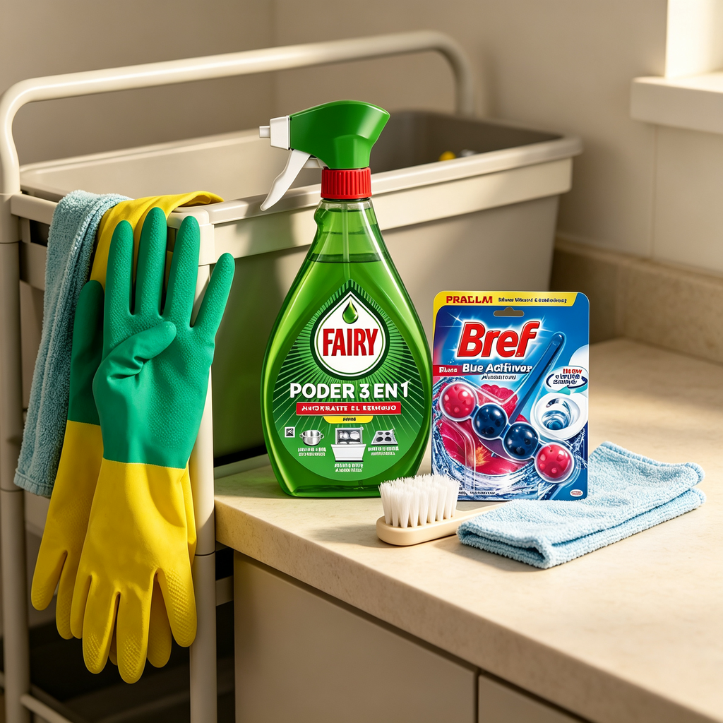 Household Cleaning Kit - Multi-Purpose Spray + Toilet Hanger + Gloves