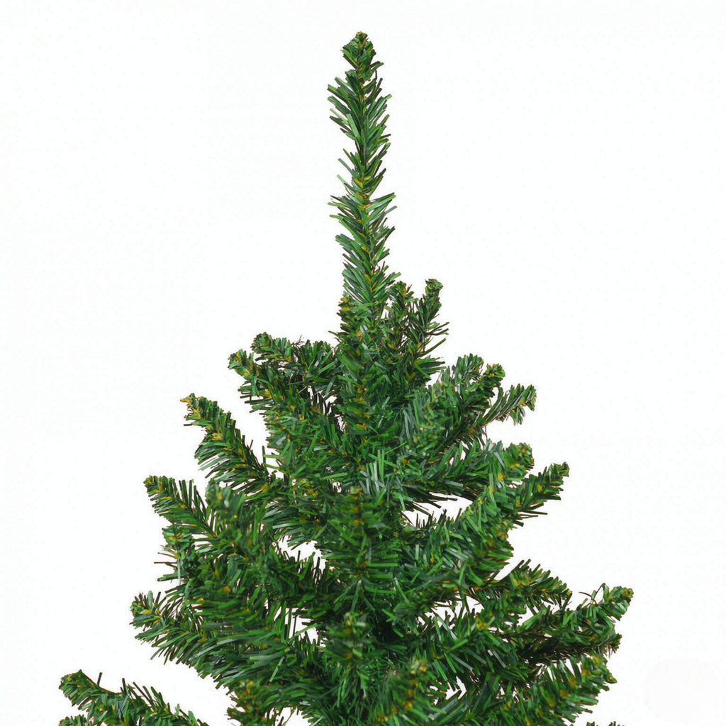 Árbol de Navidad artificial de 210 cm, 865 ramas con hojas artificiales realistas, imitación fiel del abeto Nordmann en color verde, decoración navideña festiva para el hogar (solo incluye el árbol de Navidad)