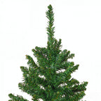 Árbol de Navidad artificial de 210 cm, 865 ramas con hojas artificiales realistas, imitación fiel del abeto Nordmann en color verde, decoración navideña festiva para el hogar (solo incluye el árbol de Navidad)