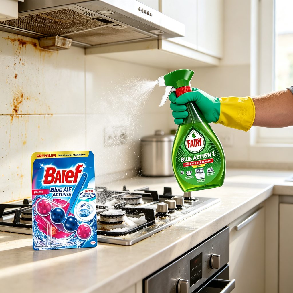 Household Cleaning Kit - Multi-Purpose Spray + Toilet Hanger + Gloves