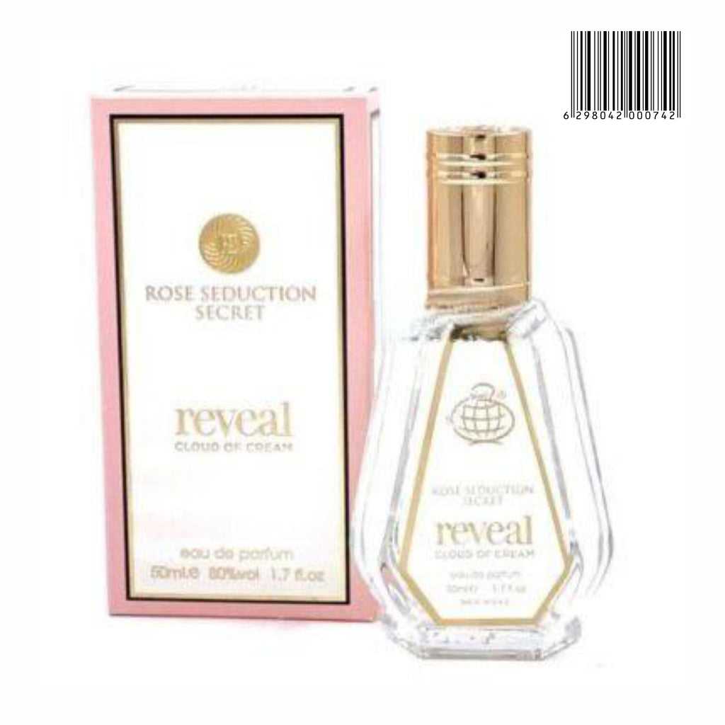 Rose Seduction Secret Reveal Cloud of Cream Eau de Parfum, 50ml product images and lifestyle scenes