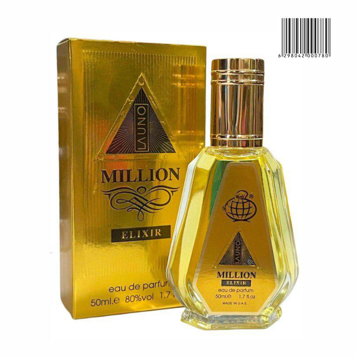Launo Million Elixir Eau de Parfum, 50ml product images and lifestyle scenes