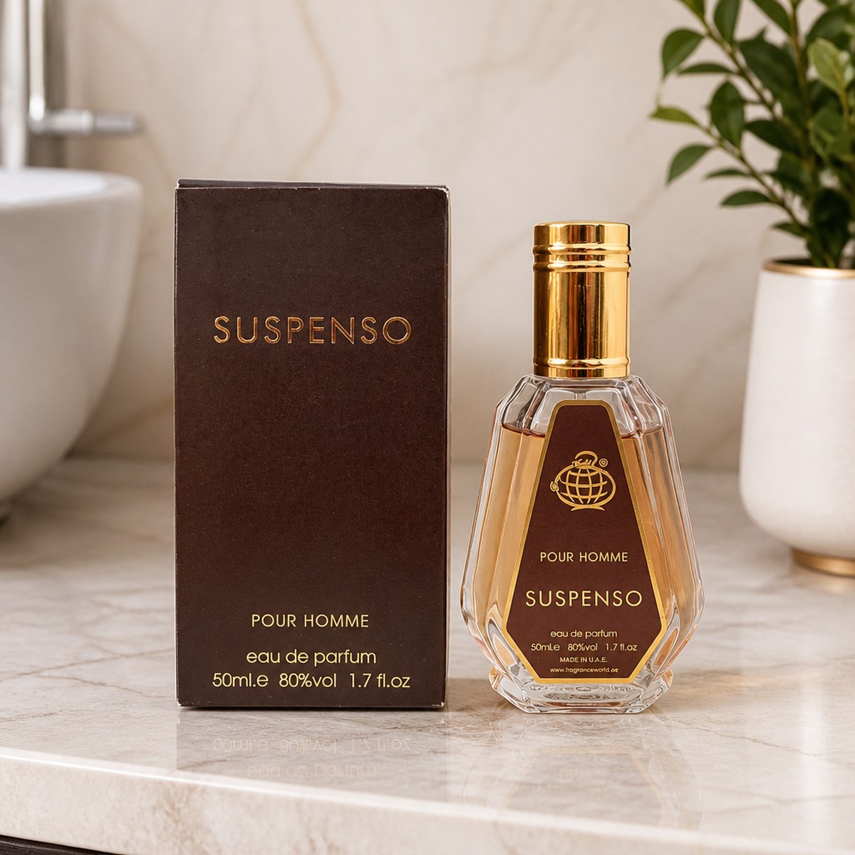 Suspense Pour Homme Eau de Parfum for Men, 50ml