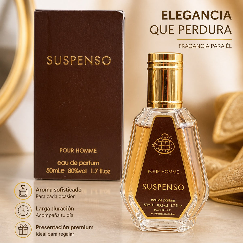 Suspense Pour Homme Eau de Parfum for Men, 50ml