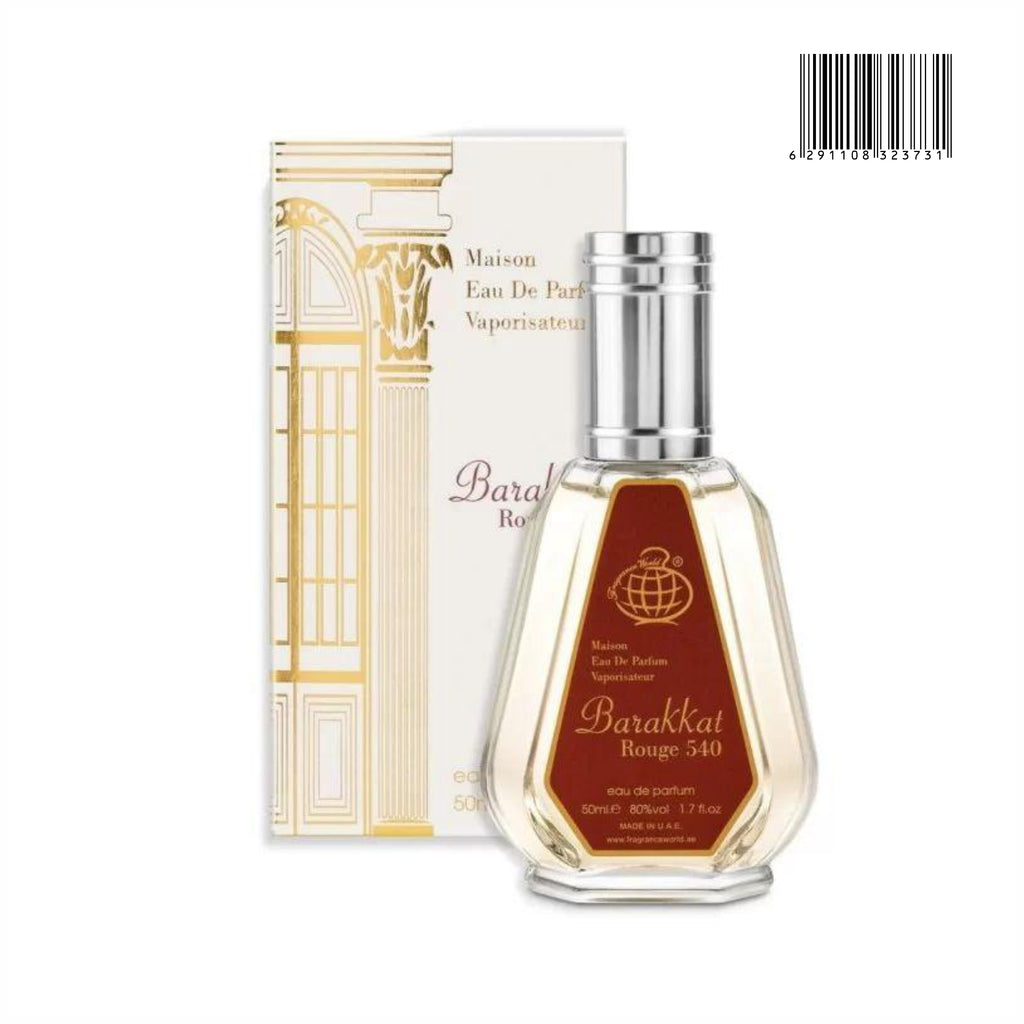 Maison Barakkat Rouge 540 Eau de Parfum product images and lifestyle scenes