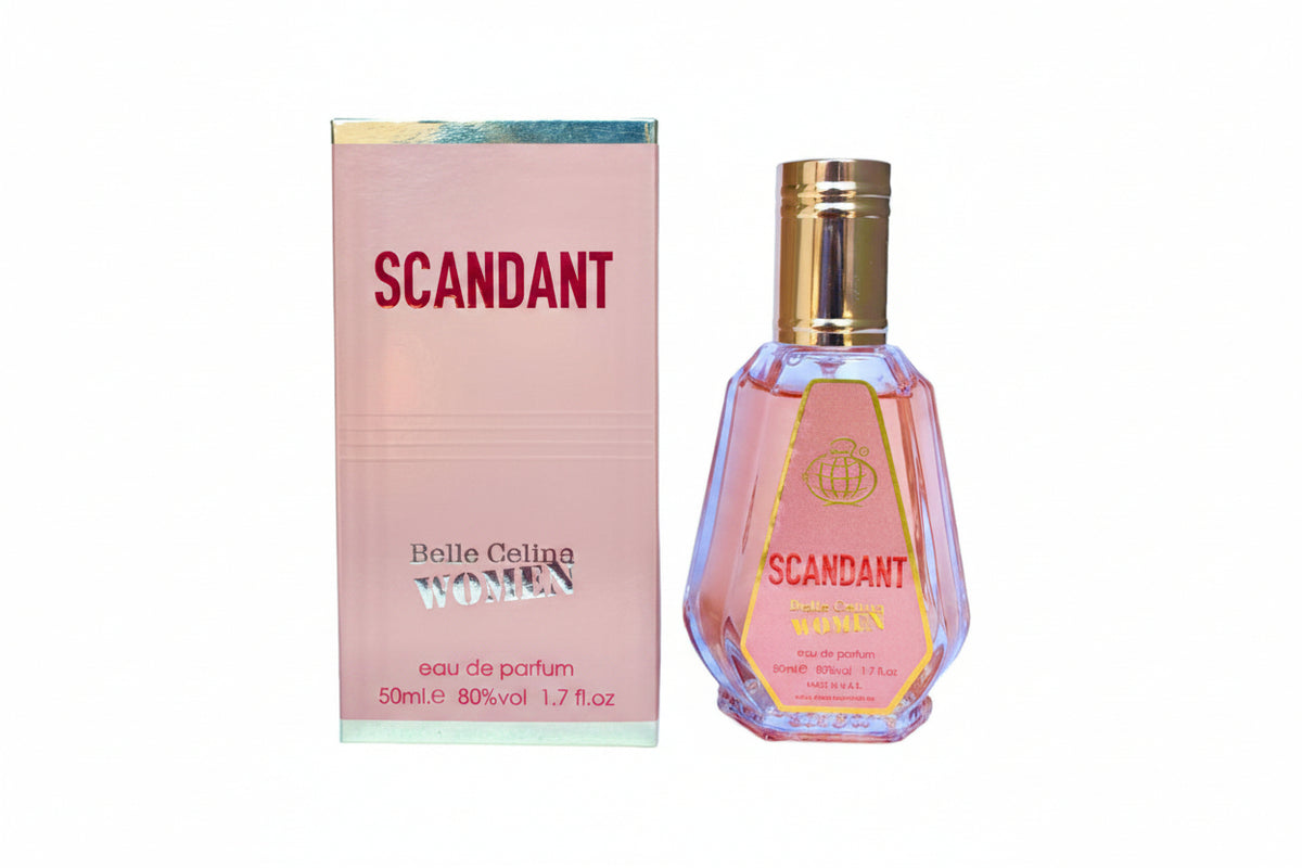 Belle Celine Scandant Women Eau de Parfum 50ml product images and lifestyle scenes