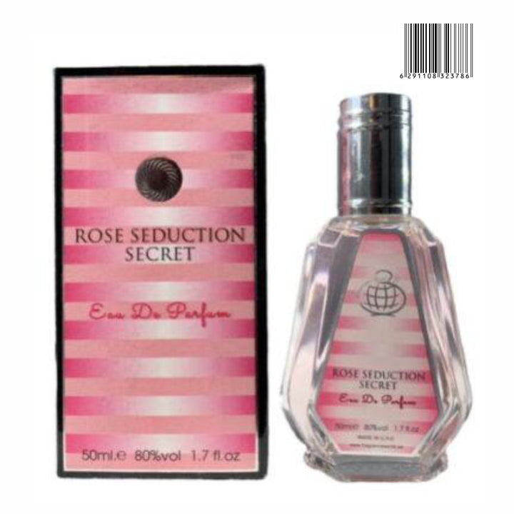 Rose Seduction Secret Eau de Parfum 50ml product images and lifestyle scenes