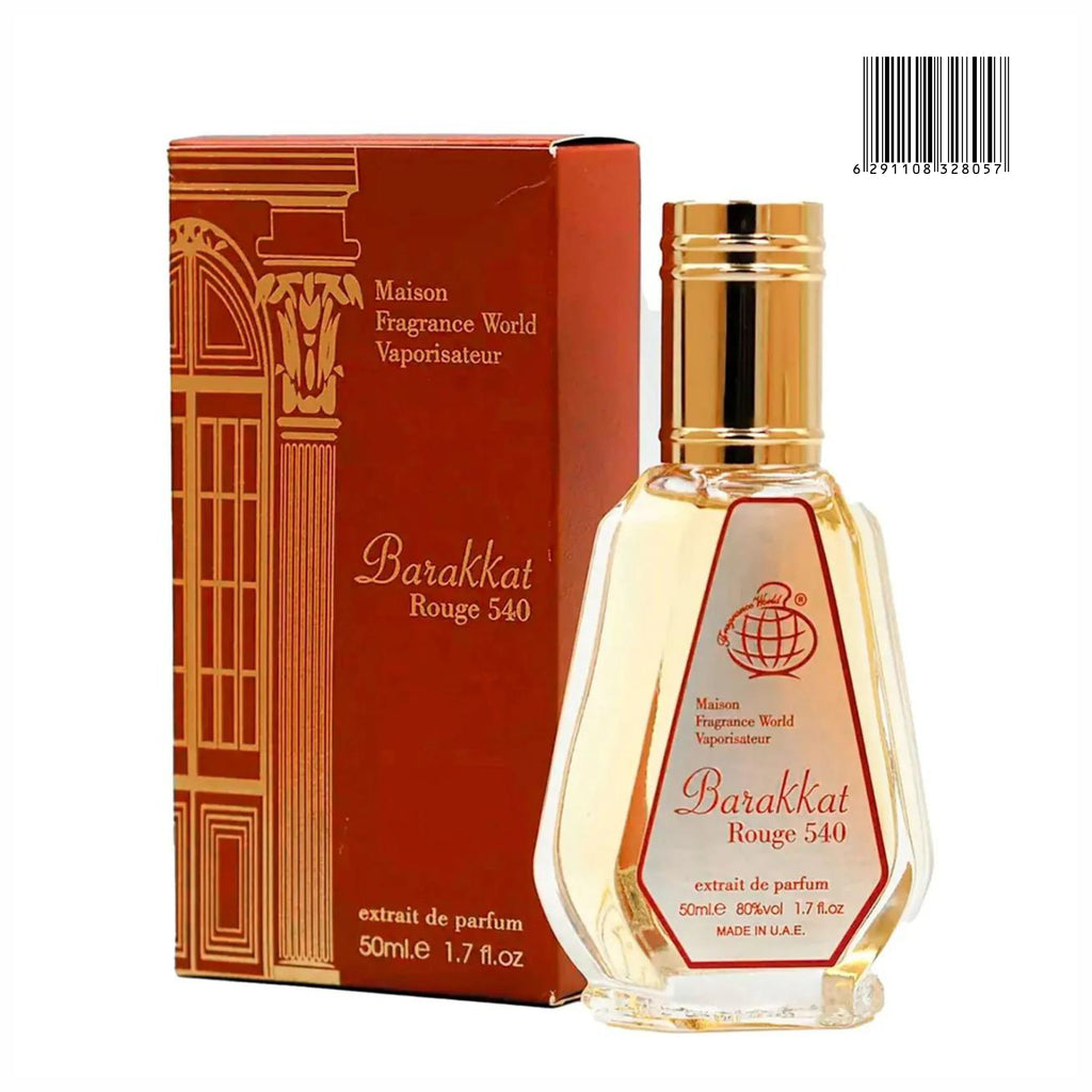 Maison Fragrance World Barakkat Rouge 540 Extrait de Parfum product images and lifestyle scenes
