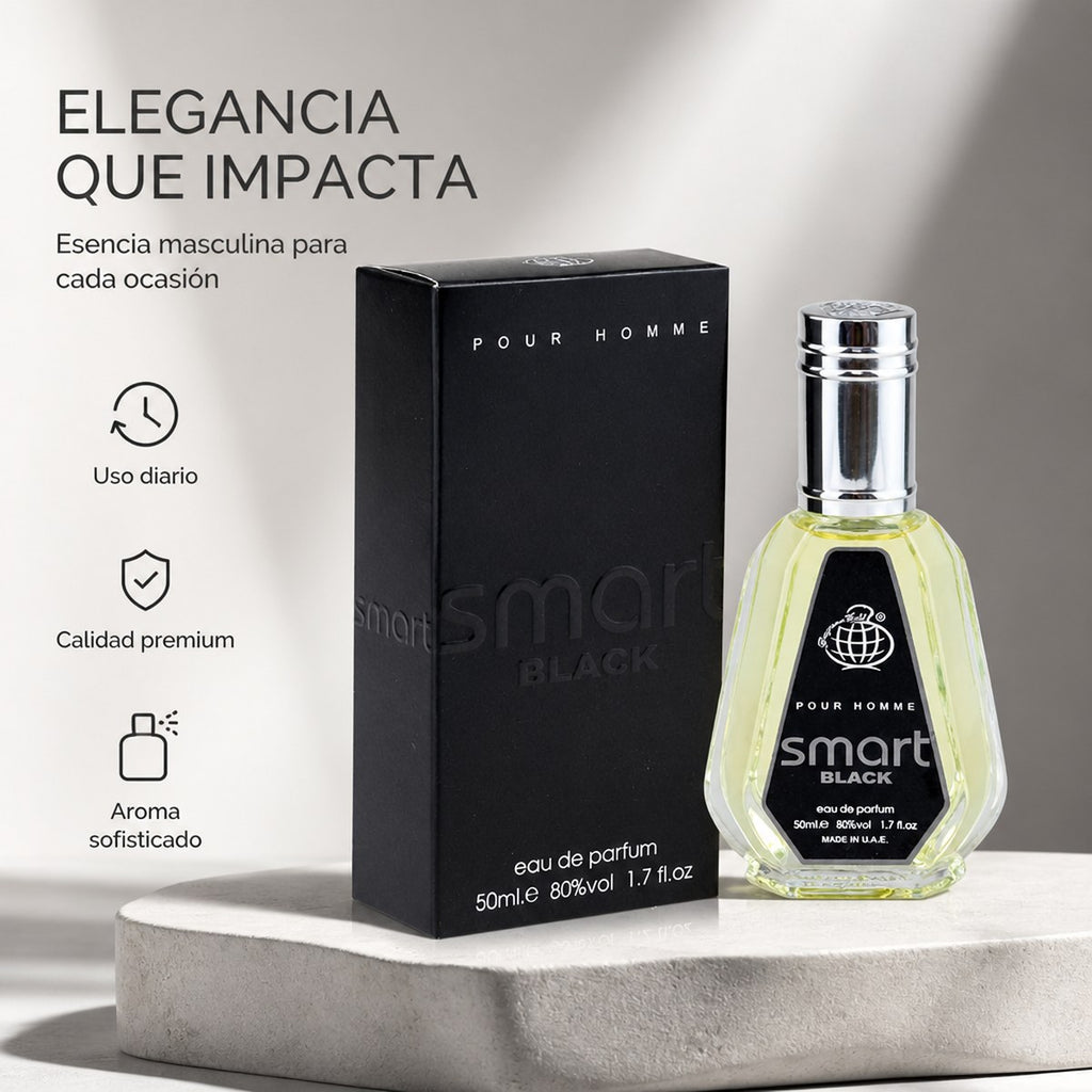 Eau de Parfum Smart Black Pour Homme