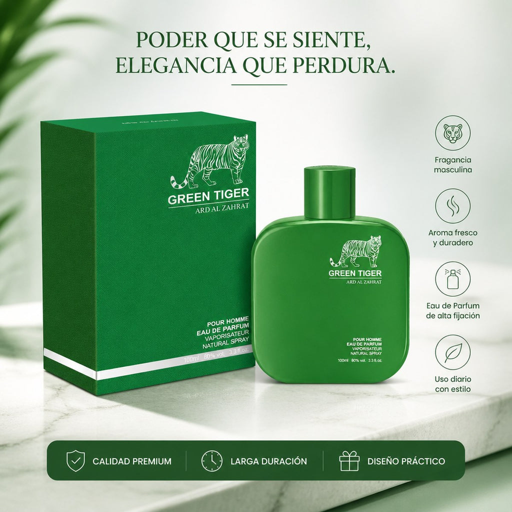 Eau de Toilette Green Tiger Hombre