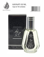 Hayaati Eau de Parfum 50ml product images and lifestyle scenes
