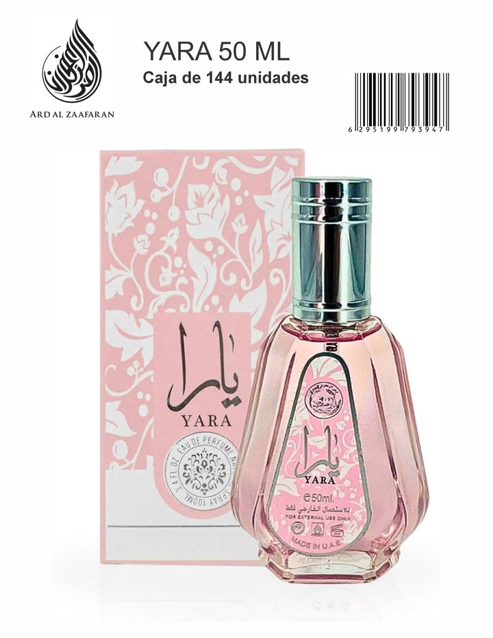 ARD AL ZAAFARAN Yara Eau de Parfum 50ml product images and lifestyle scenes