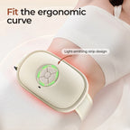 Masajeador abdominal inteligente con masaje de amasamiento humano en 360°, temperatura constante, luz roja y calor, ajuste de intensidad en 3 etapas para relajación profunda y bienestar doméstico