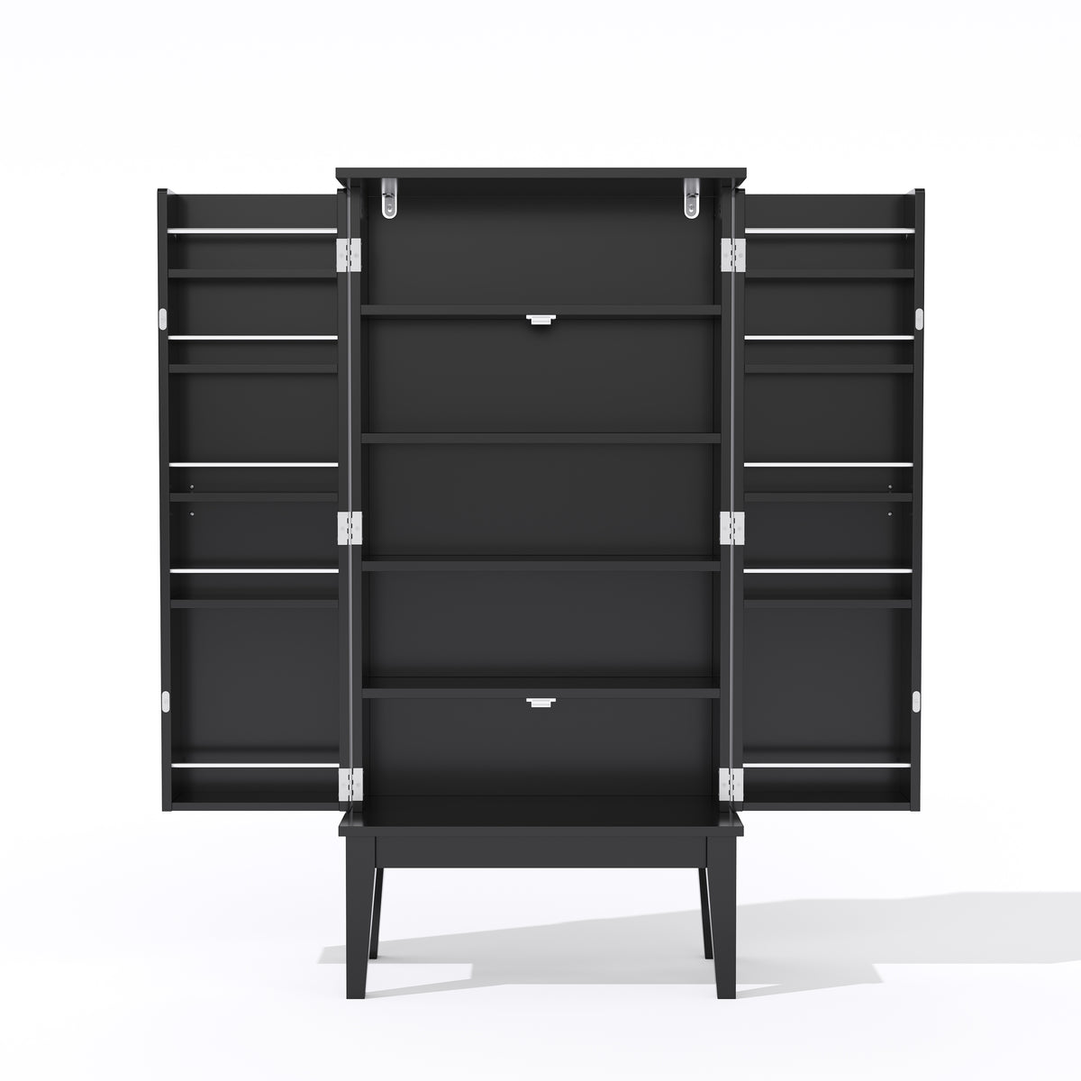 Gabinete de cocina de 120X59X30cm, gabinete, bufete, gabinete de almacenamiento de dos puertas con capacidad para colgar la puerta, gabinete de almacenamiento en estilo vintage, ideal para la cocina, comedor, salón y pasillo