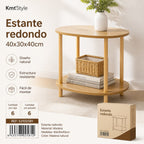 Rack redondo de madera KmtStyle