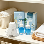 Ambientador Eléctrico con Recambio Flor de Algodón Limpio - Kit Completo