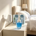Ambientador Eléctrico con Recambio Flor de Algodón Limpio - Kit Completo