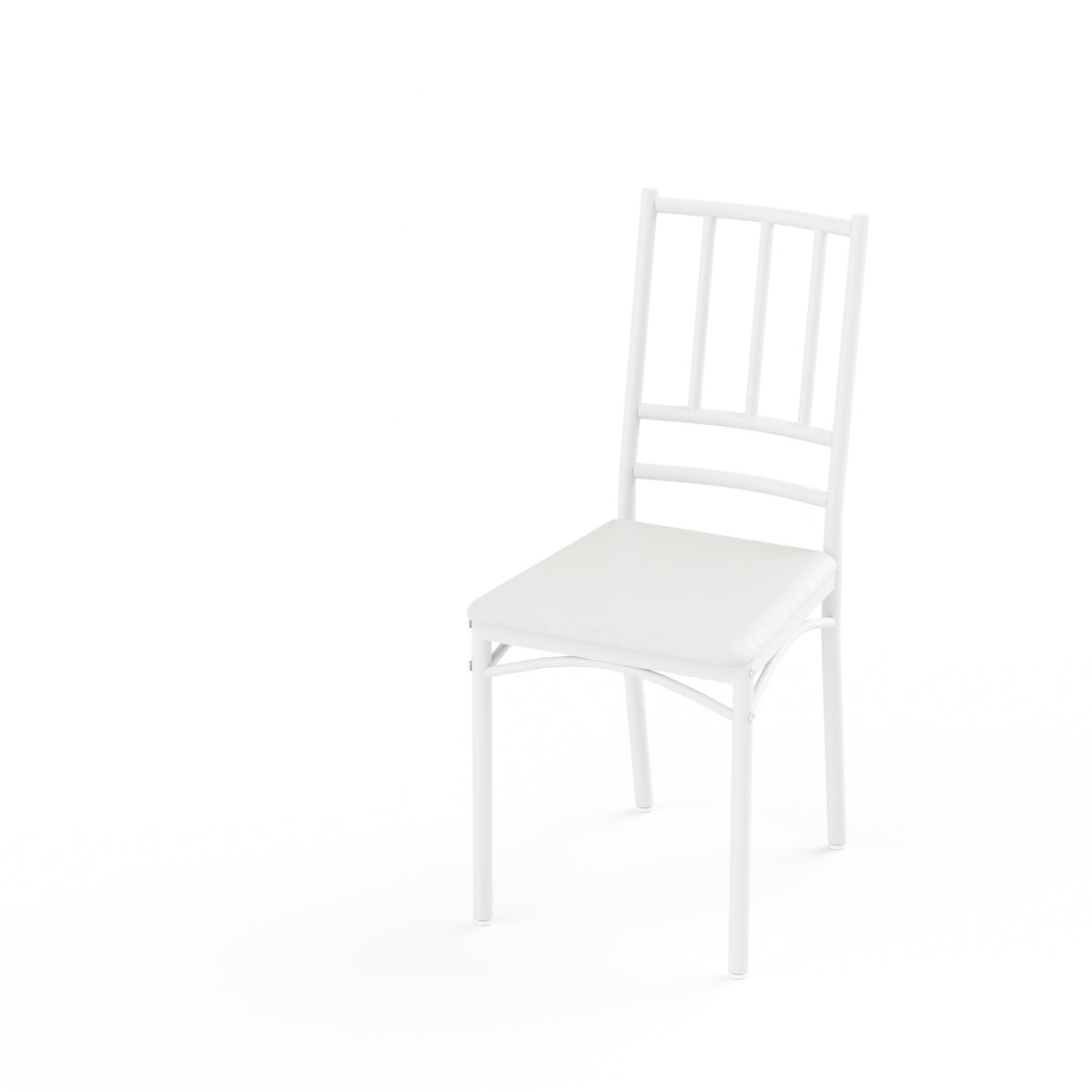 Set de mesa de comedor, barra con 4 sillas de comedor, mesa de cocina con sillas, mesa de desayuno industrial para cocina, salón, sala de fiesta, colores naturales y blanco, 110cm * 60cm * 76,5cm
