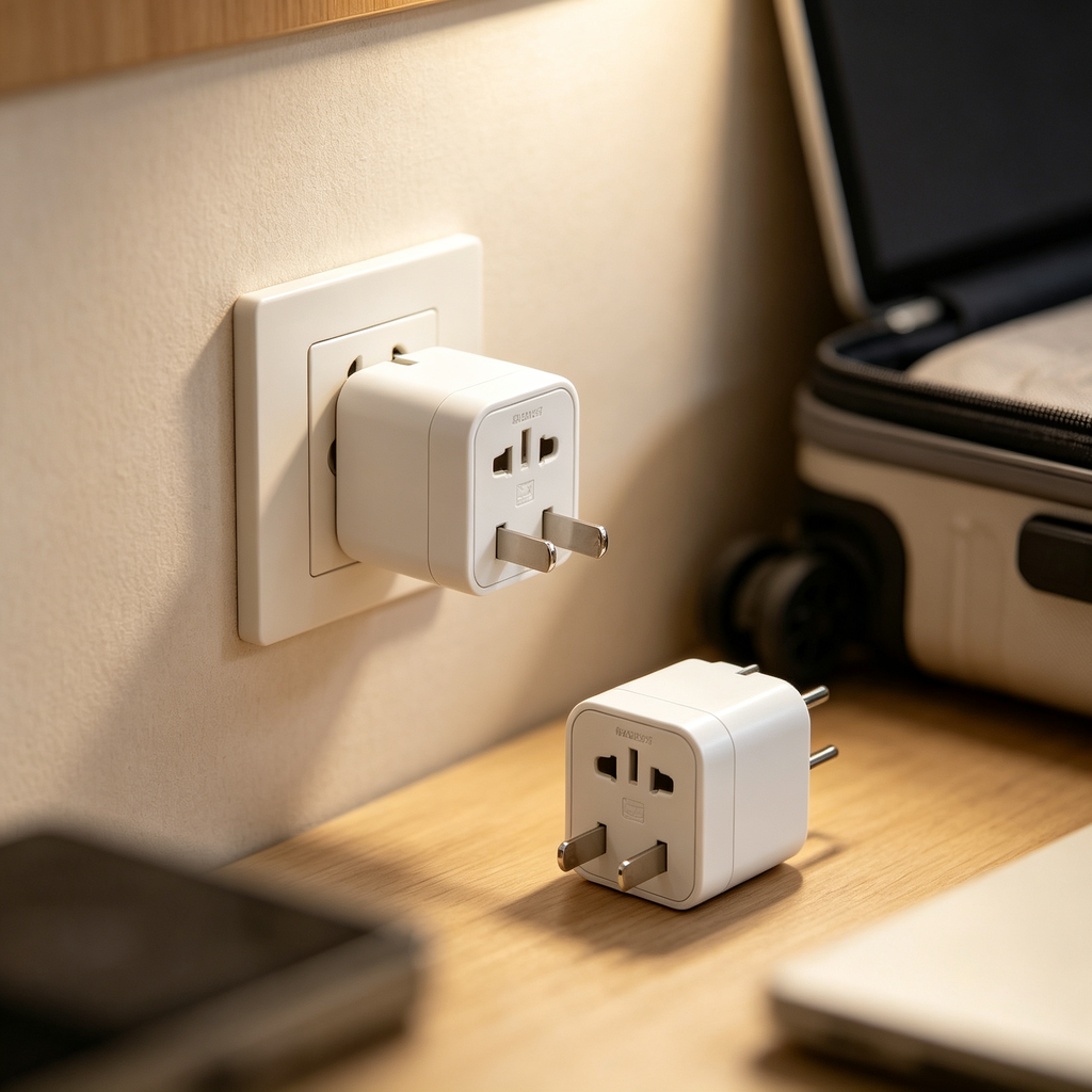 Set Hogar Práctico 4 en 1 - Mesa 3 Niveles + Linterna LED + Adaptador Universal + Incienso Coco