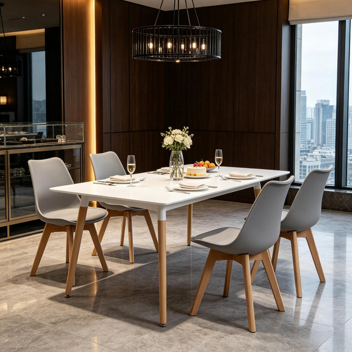 Silla elegante con forma ergonomica, Silla funcional, Silla de oficina, Silla de estar, Silla de recepción (solo con 4 sillas)