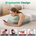 Sexkissen para Parejas – Liebeskissen, Intimkissen & Erotik Keilkissen Memory - Schaum, Sex Kissen para Posiciones Intimas & Sexstellungen, Liebeskissen para Sex, Paar Kissen, grüngrau