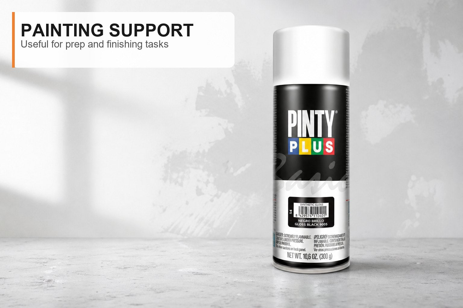 54pintyplus Basic 520cc Negro Brillo 9005