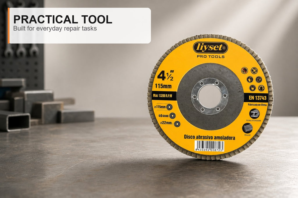 Disco Abrasivo Amoladora 115mm P40 6pz ()