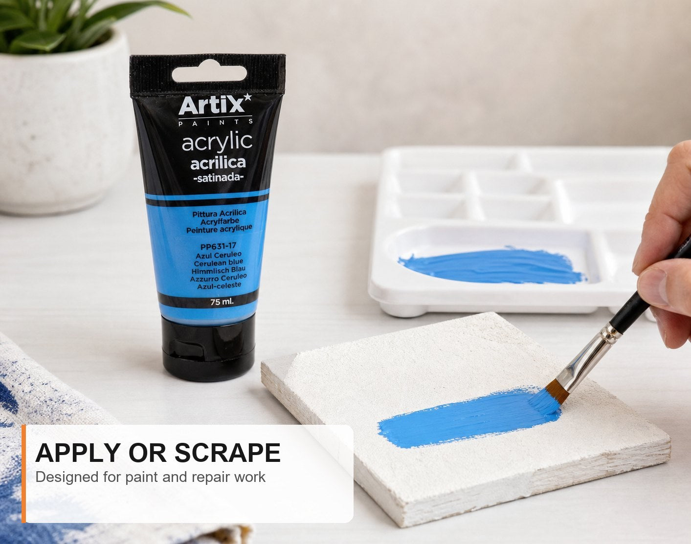Pintura Acrílica Azul Cerúleo 75 ml