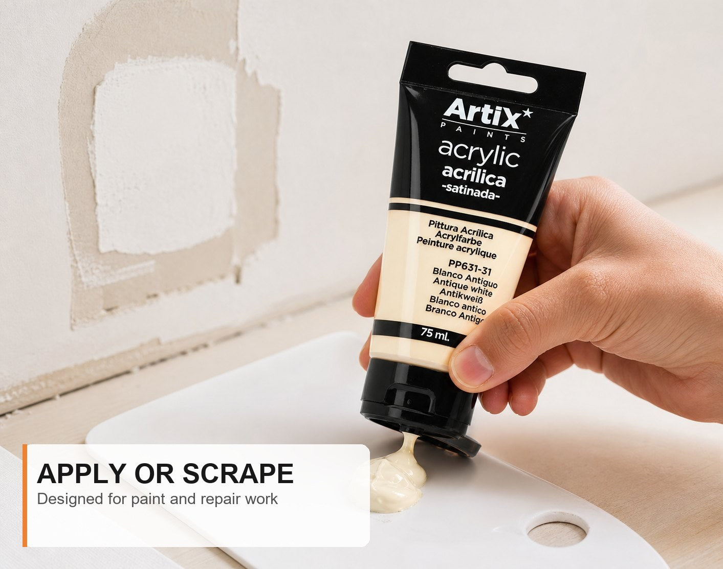 Pintura Acrílica Blanco Antiguo 75 ml