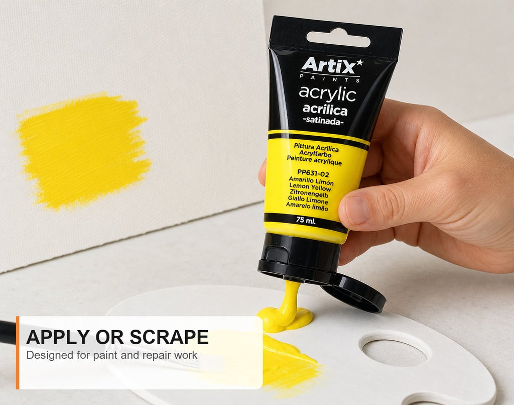 Pintura Acrílica Amarillo Limón 75 Ml