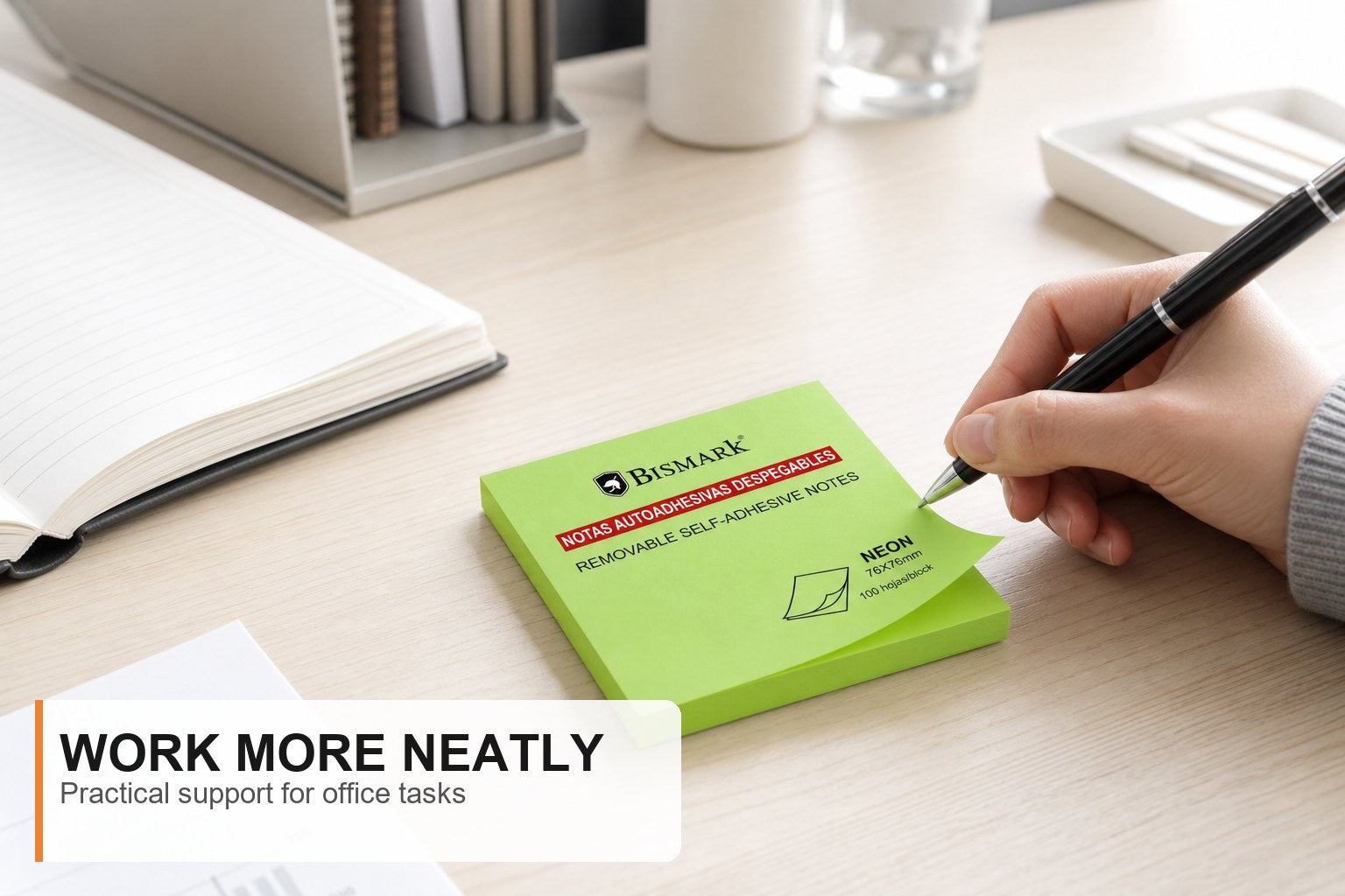 Self-adhesive notes block