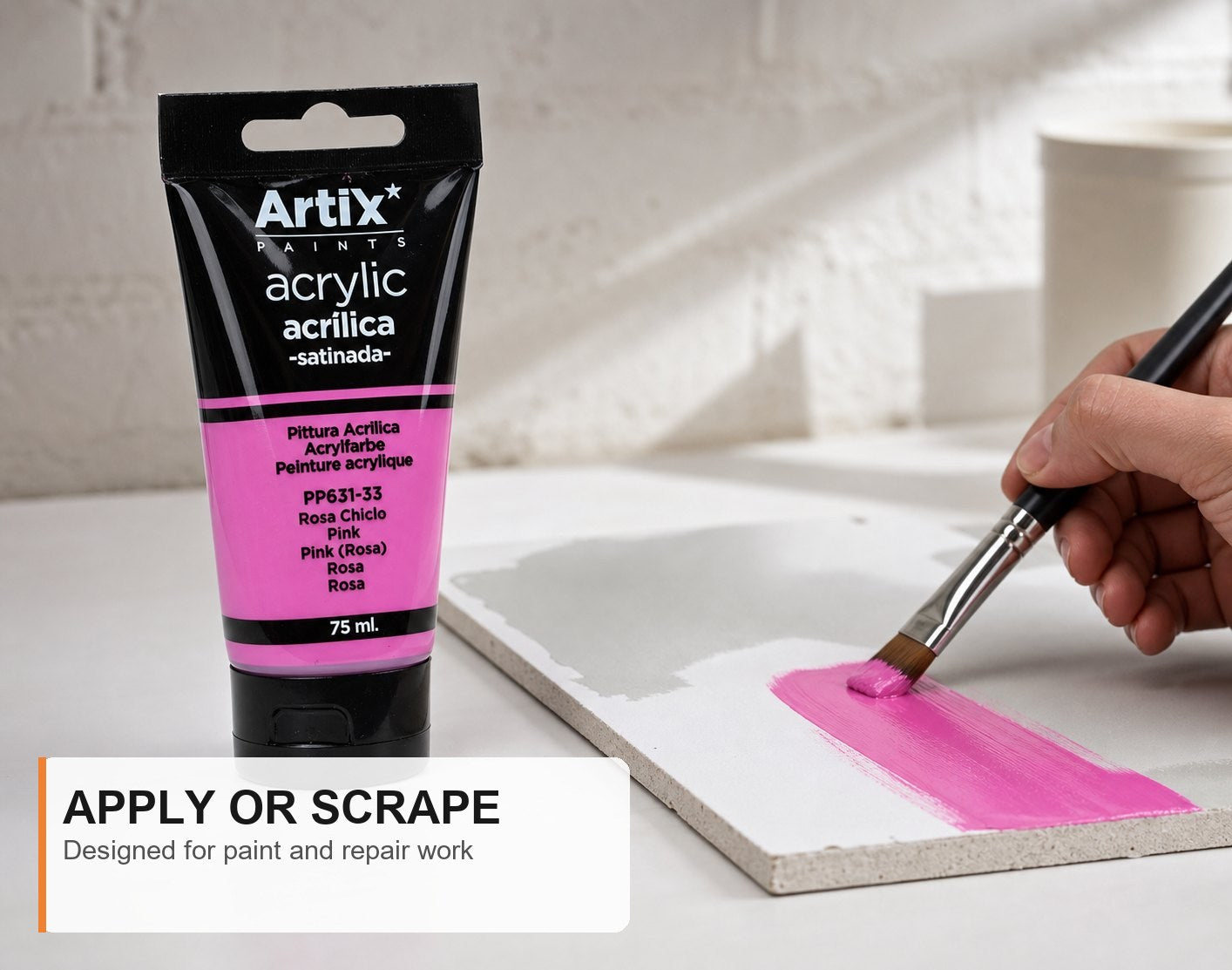Pintura Acrílica Magenta Rosa 75 Ml